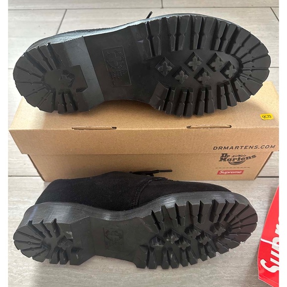 Supreme x Dr Martens: Ramsey Creeper shoes, black suede, eu 39, UNISEX - Picture 9 of 12